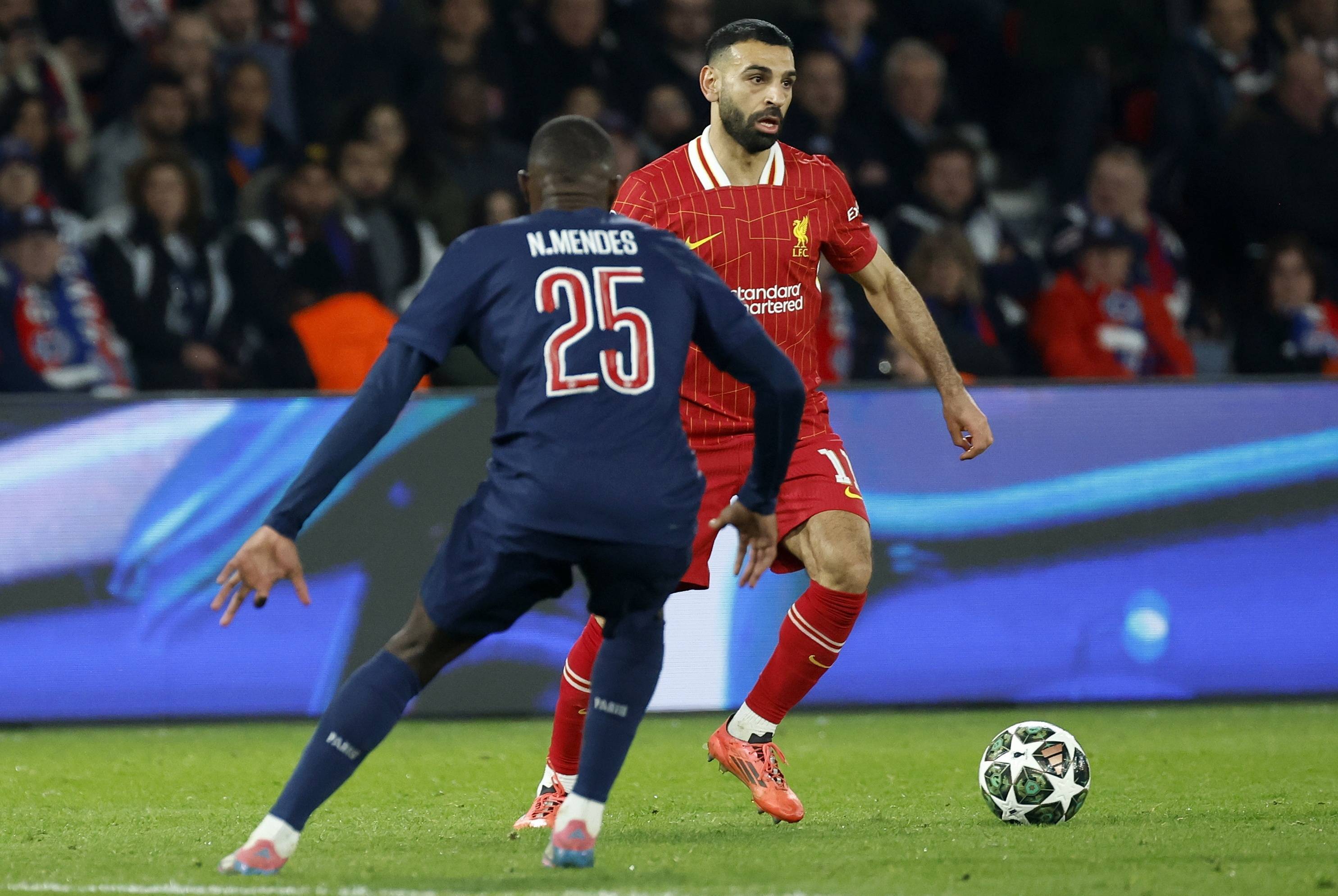 萨拉赫：不认为巴黎更该晋级 我们在状态稍微下滑时碰见全欧最强